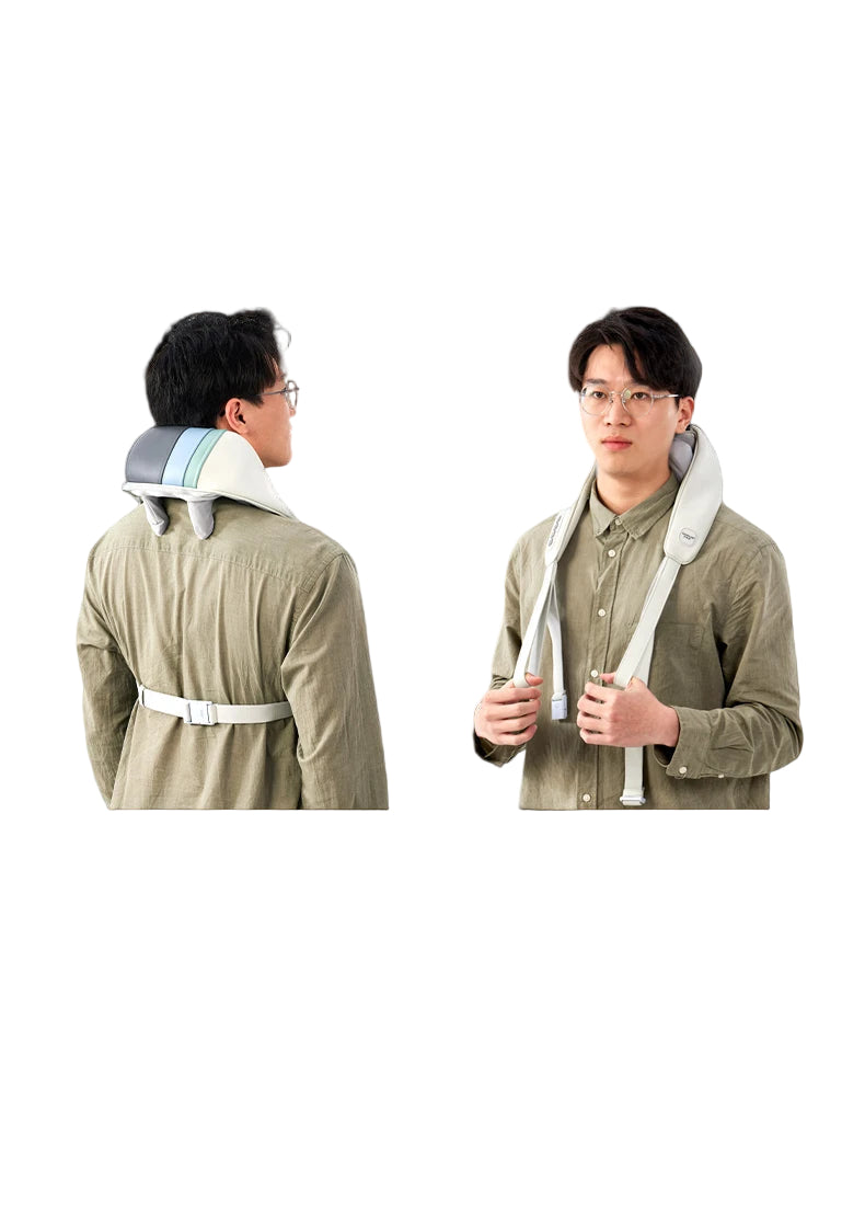 Purerelaxa's Rechargeable Head & Shoulder Massager | Pain Relief, Stress-Free Relaxation & Heat Therapy